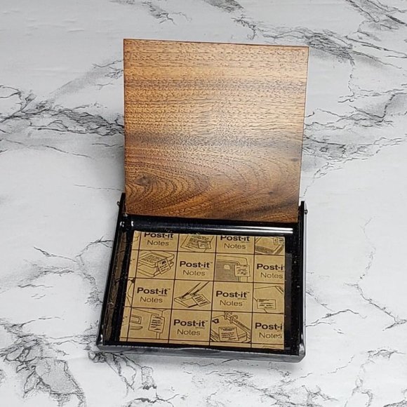 Wood South Carolina Post It Note Holder Vintage - Picture 3 of 7